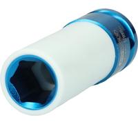 KS Tools 515.2017-E 1/2" Bussola p.avvitatori ad impulsi p.cerchi in lega,lunga,17mm su rimorchio