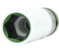 KS Tools 515.2022-E 1/2" Bussola p.avvitatori ad impulsi p.cerchi in lega,lunga,22mm su rimorchio