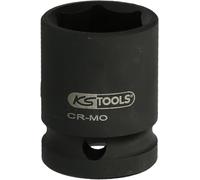 KS Tools 515.2247 1.1/2" Bussola esagonale per avvitatore a impulsi 65 mm, corta