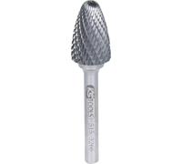 KS Tools 515.3266 Fresa con Arco Arrotondato HM, Forma F