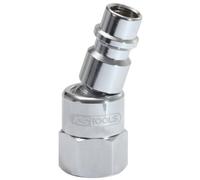 KS Tools 515.3394 Raccordo a Innesto Rapido con Snodo Sferico in Metallo, 16 mm