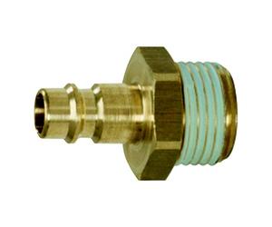 KS Tools 515.3490 Raccordo a innesto rapido in ottone,filett.est.G3/8"AG