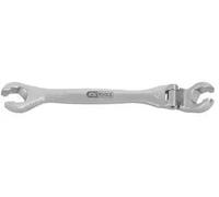 KS Tools 518.0382 ChromePlus Chiave Poligonale a Due Bocche Aperte con Testa Snodata, Inclinata, 12 mm