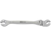 KS Tools 518.0391 CHROMEplus chiave poligonale a due bocche con snodo, 22 mm,aperta