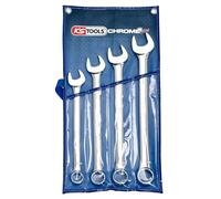 KS Tools 518.0644 ChromePlus Serie di Chiavi Combinate, Inclinate, 4 Pezzi, 24-32 mm