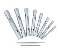 KS Tools 518.0900 Serie di Chiavi a Tubo Classic, 10 Pezzi, 6X7-20X22 mm