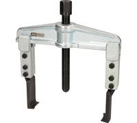 KS Tools 620.0031 Estrattore universale 2 bracci con gancio estremamente sottile e allungato, 25-130mm, 120mm, 3,5t