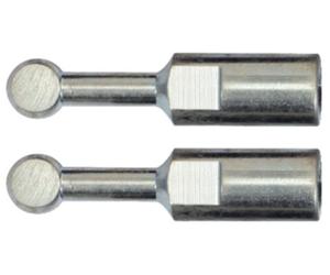 KS Tools 700.1606 Serie di adattatori a testa sferica per cuscinetti, 2 pz, Ø 15,0 mm