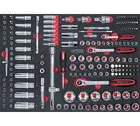 KS Tools - 711.1011 - set bussole 1/2 3/8 1/4 - accessori utensili carrello da officina 175 pezzi