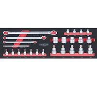 'KS Tools 713.5008 Ultimate modulo di 25 bussole/chiavi torx 1/4 - 1/2 "
