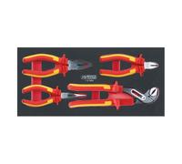 Ks tools 713.7004 - Pinze vde set, 4 pezzi