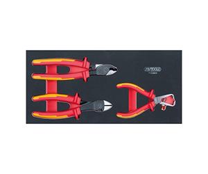 KS Tools 7130003 SCS - Chiave set di pinze, 3 pezzi, in modulo 1/3