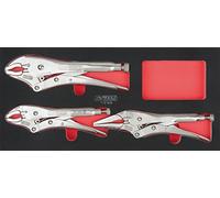 KS Tools 7131003 SCS Pinza Set 3 in 1/3 sistema inserto