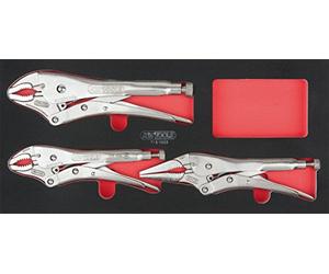 KS Tools 7131003 SCS Pinza Set 3 in 1/3 sistema inserto