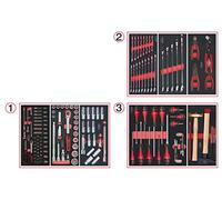 Ks tools 714.0158 - Composizione 158 per carrello portautensili con 3 cassetti