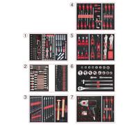 KS Tools 714.0337 - Composizione di strumenti 7 cassetti per Servante d'Atelier - 337 pezzi