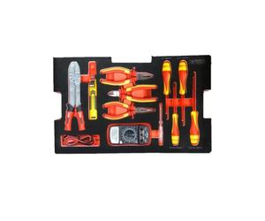 KS Tools, 716.0011 - Modulo elettrico per scatole da trasporto SCM, 11 pezzi, peso: 1,95 kg