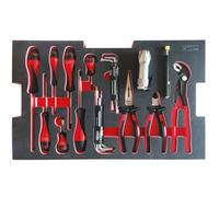 KS Tools, 716.0028 - Modulo di vistura e pinze per scatole di trasporto SCM, 28 pezzi, Peso: 2,20 kg