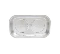 KS Tools 800.0151 Vassoio Magnetico in Acciaio Inossidabile, 2 Magneti, 140 X 240 mm