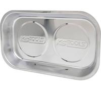 KS Tools 800.0151 Vassoio Magnetico in Acciaio Inossidabile, 2 Magneti, 140 X 240 mm