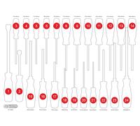 KS Tools 811.0024-97 Inserto vuoto in schiuma 811.0024