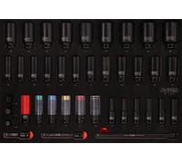 KS Tools 811.0039 Serie di bussole 1/2'' nell'inserto in schiuma, 39 pz