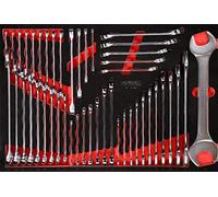 KS Tools 811.0046 Serie di chiavi per viti nell'inserto in schiuma, 46 pz