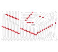 KS Tools 813.0055-97 Inserto vuoto in schiuma 813.0055