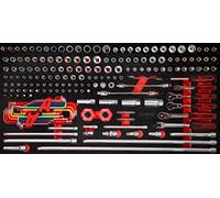 KS Tools 813.0183 Serie chiave a bussola 1/4'' + 3/8'' nell'inserto in schiuma, 183 pz
