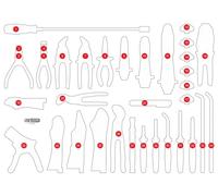 KS Tools 821.0034-97 Inserto vuoto in schiuma 821.0034