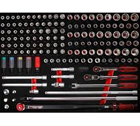 KS Tools 821.0149 Serie di chiavi a bussola 1/2" nell'inserto in schiuma, 149 pz