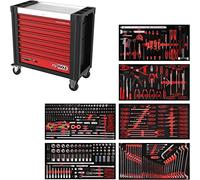 KS Tools 825.6416 Serie carrello da officina Performanceplus P25 con 416 utensili per 6 cassetti