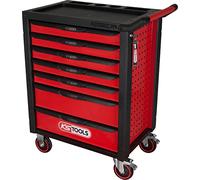 KS Tools 826.0007 Carrello portautensili RACINGline NERO/ROSSO con 7 cassetti