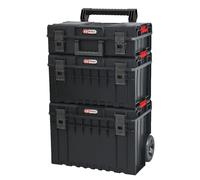 KS Tools - 850.0380F - Set di cassette portautensili SCM - cassette portautensili portatili con trolley - cassetta degli attrezzi mobile con ruote