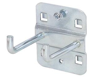 KS Tools 860.0817 Supporto p.utensili a gancio doppio c.estremità piegate a 90°,50mm