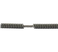 KS Tools 900.9975 Spirale di Ricambio con Anima Interna in Acciaio per Apparecchi Sturatori, Diametro 8 mm, 7.5M, Rivestimento Interno