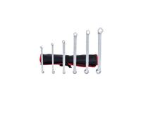 KS Tools 911.0360 Serie di Chiavi Poligonali Classic a Due Bocche per TX Profilo E, Piegate, 6 Pezzi, E6Xe8-E20Xe24