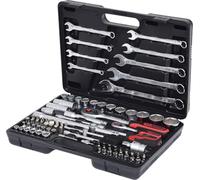 KS Tools 911.0682 Serie di Chiavi a Bussola, 82 Pezzi, 1/4"+1/2"