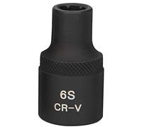 KS Tools 911.0896 Bussola RIBE® 1/2" per avvitatori ad impulsi, corta, M6S
