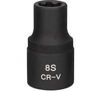 KS Tools 911.0897 Bussola RIBE® 1/2" per avvitatori ad impulsi, corta, M8S