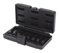 KS Tools 911.0901 Serie di Bussole per Avvitatori ad Impulsi per Viti TX, 8 Pezzi, T30-T80, 1/2"