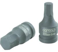 KS Tools 911.0906 Bussola 1/2" per avvitatore ad impulsi per viti a esagono incassato, corta, 10 mm