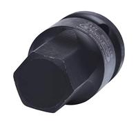 KS Tools 911.0909 Bussola 1/2" per avvitatore ad impulsi per viti a esagono incassato, corta, 17 mm