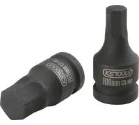 KS Tools 911.0993 Bussola 1/2" per avvitatore ad impulsi per viti a esagono incassato, corta, 9/16"