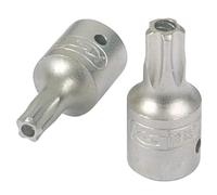 KS Tools 911.1473-E 1/4" Bussola p.viti 5 punte c.foro,TS20 su rimorchio