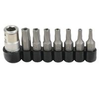 KS Tools Punte CLASSIC 1/4" per bit a cinque punte, 8pz. Quantità:1