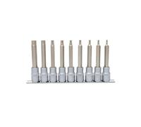 KS Tools Set bussole 911.1520 1/2" – 9 pezzi Torx lunghe T20–T60