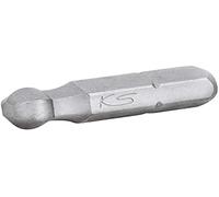 KS Tools 911.3708 Inserto 1/4" ad esagono incassato, 25 mm, testa a sfera, 6 mm