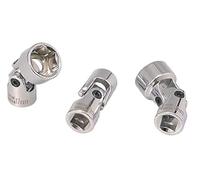 KS Tools 911.3841-E 3/8" Bussola esagonale CHROMEplus c.snodo,10mm su rimorchio