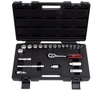 KS Tools 911.3995 Serie di Chiavi a Bussola, 22 Pezzi, 3/8"